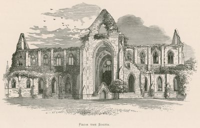 Abbaye de Tintern, vue du sud - Alexander Francis Lydon